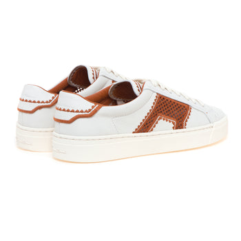 Sneaker Santoni DBS in pelle con logo retinato - 3