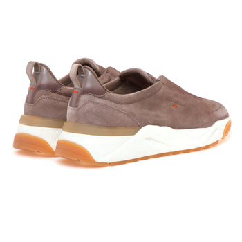 Sneaker Santoni Innova slip-on in camoscio - 3