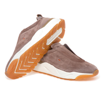 Sneaker Santoni Innova slip-on in camoscio - 4