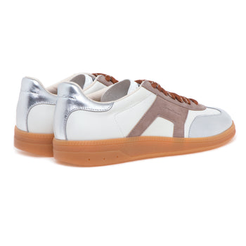 Sneaker Santoni DBS Olympic in pelle e camoscio - 3