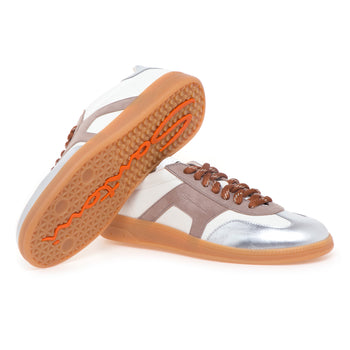 Sneaker Santoni DBS Olympic in pelle e camoscio - 4