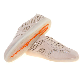 Sneaker Santoni Oly in camoscio laserato - 4