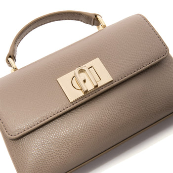 Borsa a tracolla Furla 1927 Mini Top Handle in pelle saffiano - 4