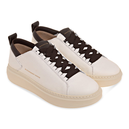 Sneaker Alexander Smith Wembley in pelle martellata  BIANCO - 2