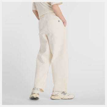 Pantalone ampio New Balance in felpa con logo - 3