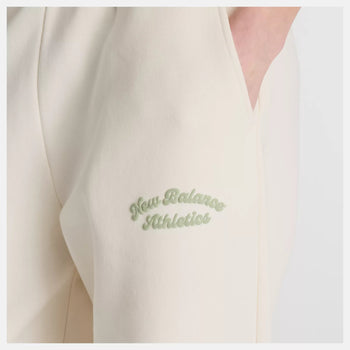 Pantalone ampio New Balance in felpa con logo - 5