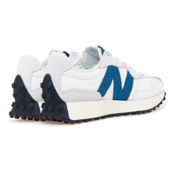 Sneaker New Balance 327 in camoscio e canvas con logo denim - 3