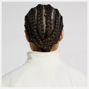 Boxy jacket New Balance in pile con mezza zip e logo - 7