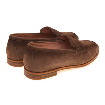 Mocassino penny Santoni New Carla in camoscio seta - 3