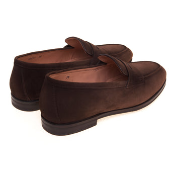 Mocassino penny Santoni New Carla in camoscio seta - 3
