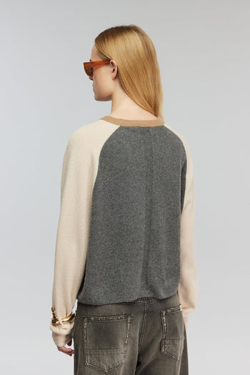 Maglia boxy fit Semicouture "Raphel" in misto cashmere - 3