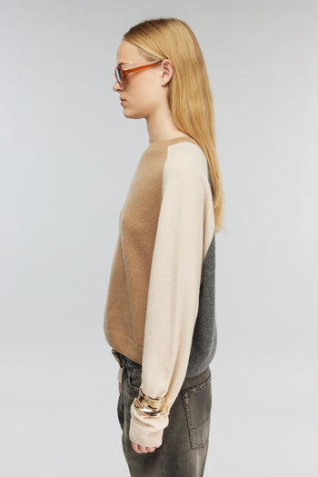 Maglia boxy fit Semicouture "Raphel" in misto cashmere - 4