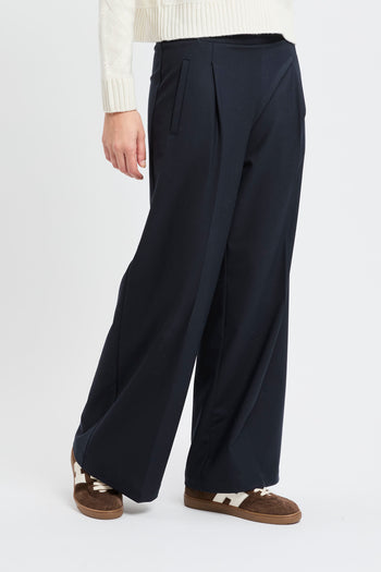 Pantalone a palazzo Semicouture in misto lana - 4