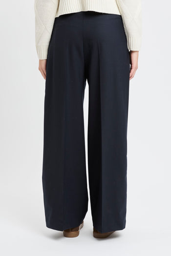 Pantalone a palazzo Semicouture in misto lana - 6