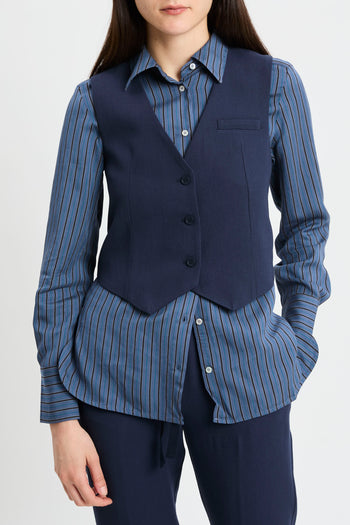 Gilet Margarita in viscosa misto lana - 3