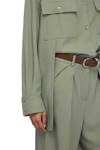 Camicia Guadalupe di Semicouture in misto viscosa e lana - 3