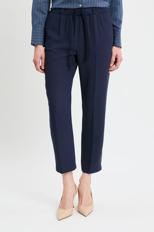 Pantalone Buddy di Semicouture in viscosa misto lana