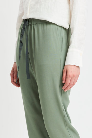 Pantalone Buddy di Semicouture in viscosa misto lana - 5