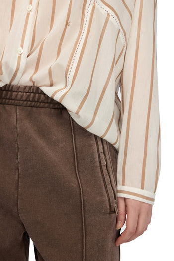 Camicia Lola a righe di Semicouture in misto seta - 3