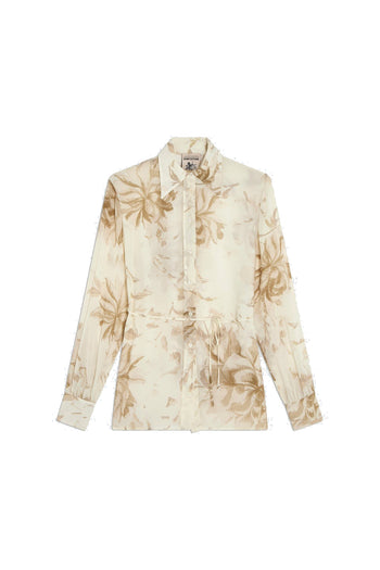 Camicia Juana di Semicouture in viscosa con stampa fiori - 5