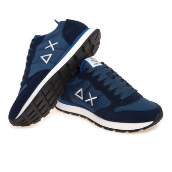 Sneaker SUN68 Tom Solid in camoscio e tessuto - 4