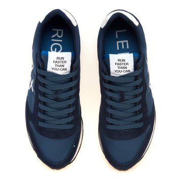 Sneaker SUN68 Tom Solid in camoscio e tessuto - 5