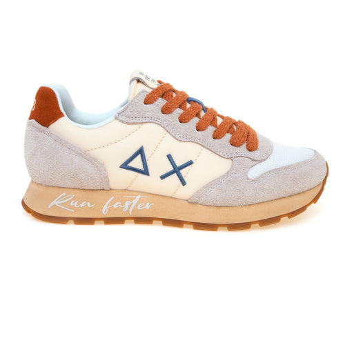 Sneaker SUN68 Tom Vintage in camoscio e tessuto