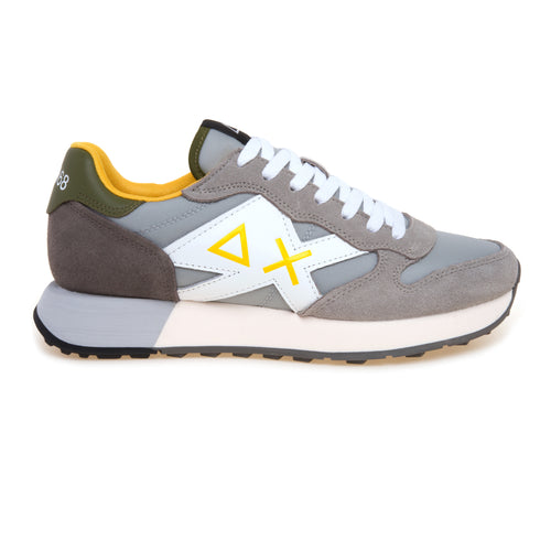 Sneaker SUN68 Jaki 2.0 Solid in camoscio e tessuto