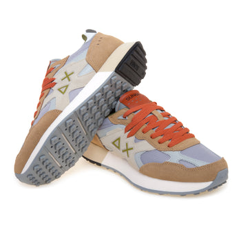 Sneaker SUN68 Jaki Outdoor in camoscio e tessuto - 4