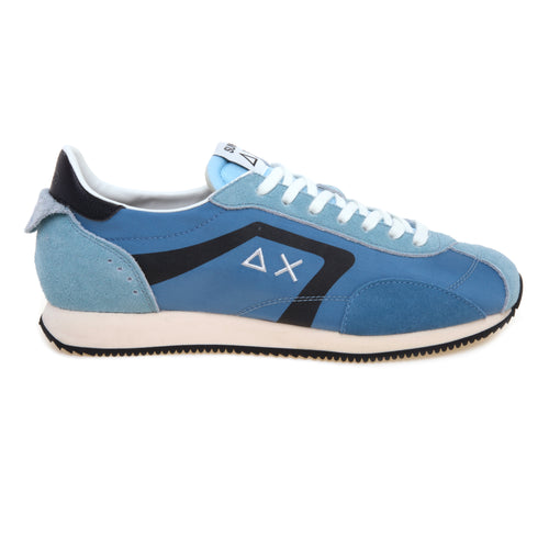 Sneaker SUN68 Easy Runner in camoscio e tessuto
