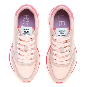 Sneaker SUN68 Ally Solid in camoscio e tessuto - 5