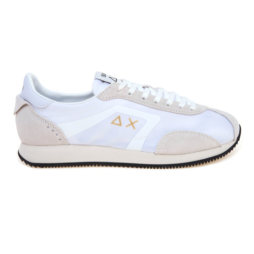 Sneaker SUN68 Easy Runner in camoscio e tessuto tecnico