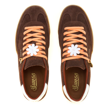 Sneaker SUN68 California Sun in camoscio - 5