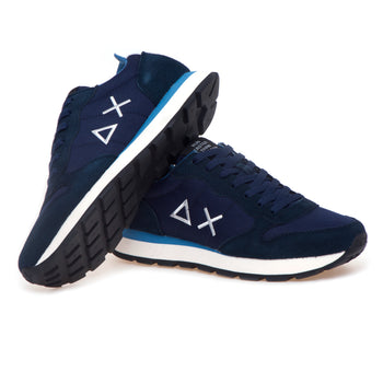 Sneaker SUN68 Tom in nylon e suede - 4