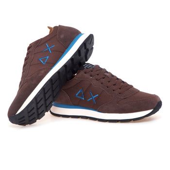 Sneaker SUN68 Tom in nylon e suede - 4