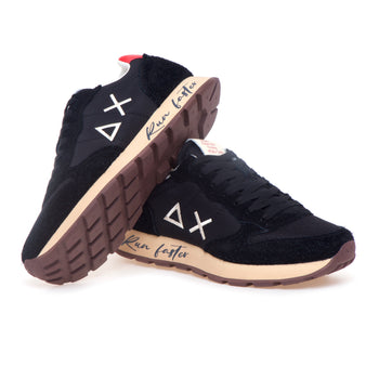 Sneaker SUN68 Tom Vintage in camoscio e tessuto - 4