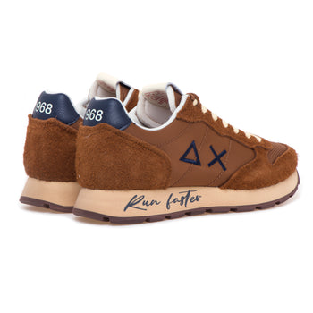 Sneaker SUN68 Tom Vintage in camoscio e tessuto - 3