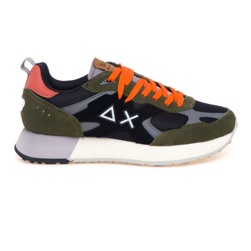 Sneaker SUN68 Jaki outodor in tessuto e camoscio