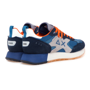 Sneaker SUN68 Jaki outodor in tessuto e camoscio - 3