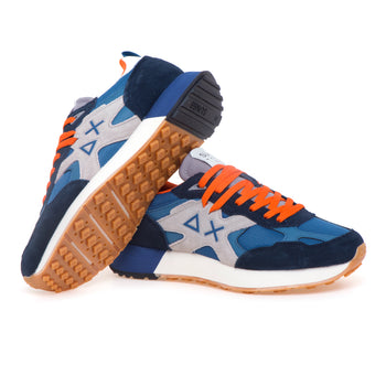 Sneaker SUN68 Jaki outodor in tessuto e camoscio - 4