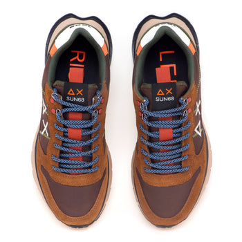 Sneaker SUN68 Fire & Camping in cordura e camoscio - 4