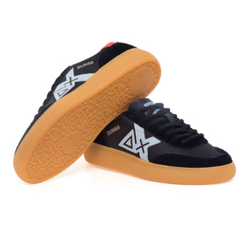 Sneaker SUN68 Luis Low in camoscio e tessuto - 4