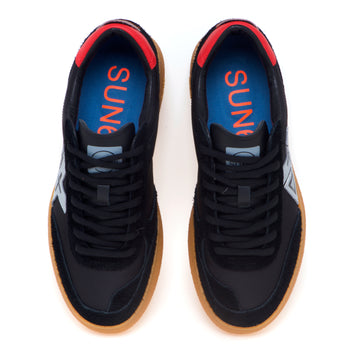 Sneaker SUN68 Luis Low in camoscio e tessuto - 5