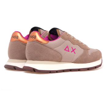 Sneaker SUN68 Ally Solid in camoscio e nylon - 3