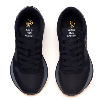 Sneaker SUN68 Ally Gold Silver in camoscio e tessuto - 5
