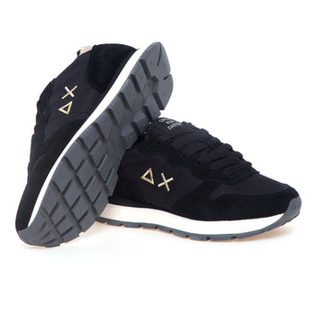 Sneaker SUN68 Ally Gold Silver in camoscio e tessuto - 4