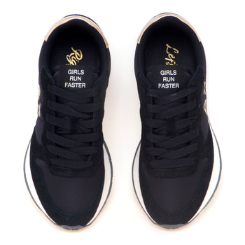 Sneaker SUN68 Ally Gold Silver in camoscio e tessuto - 5
