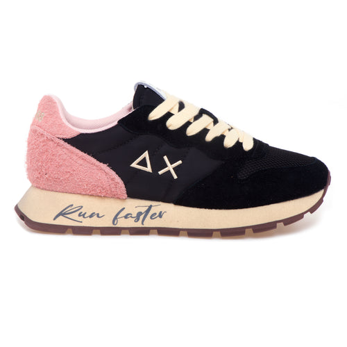 Sneaker SUN68 Ally Vintage in camoscio e tessuto