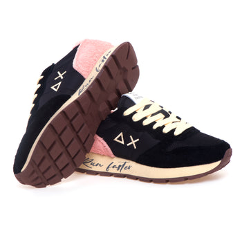 Sneaker SUN68 Ally Vintage in camoscio e tessuto - 4