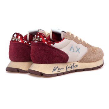 Sneaker SUN68 Ally Vintage in camoscio e tessuto - 3